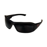 Edge Polarized Safety Glasses Frame Smk Poly Lens -Braz-Black