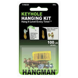 Hangman 7Pc Keyhole Hanging Kit 100Lb-Gold