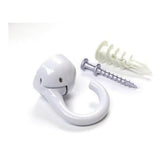 Hangman Indoor&Outdoor Elephant Hook -White