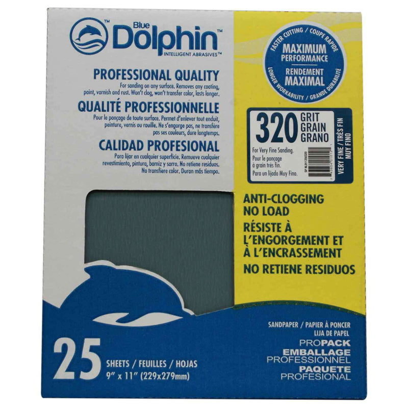 Blue Dolphin Anti Clogging 4-3/16X11 Sheets 25Pk-Dark Gray