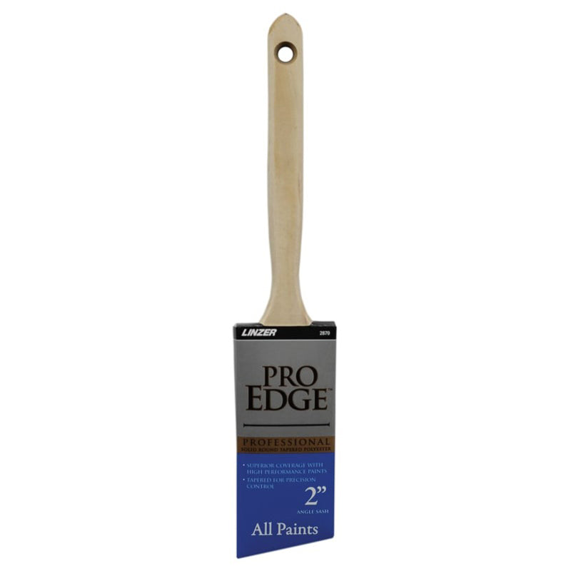 Linzer Angle Sash Paint Brush 2" Poly Blend - Brown