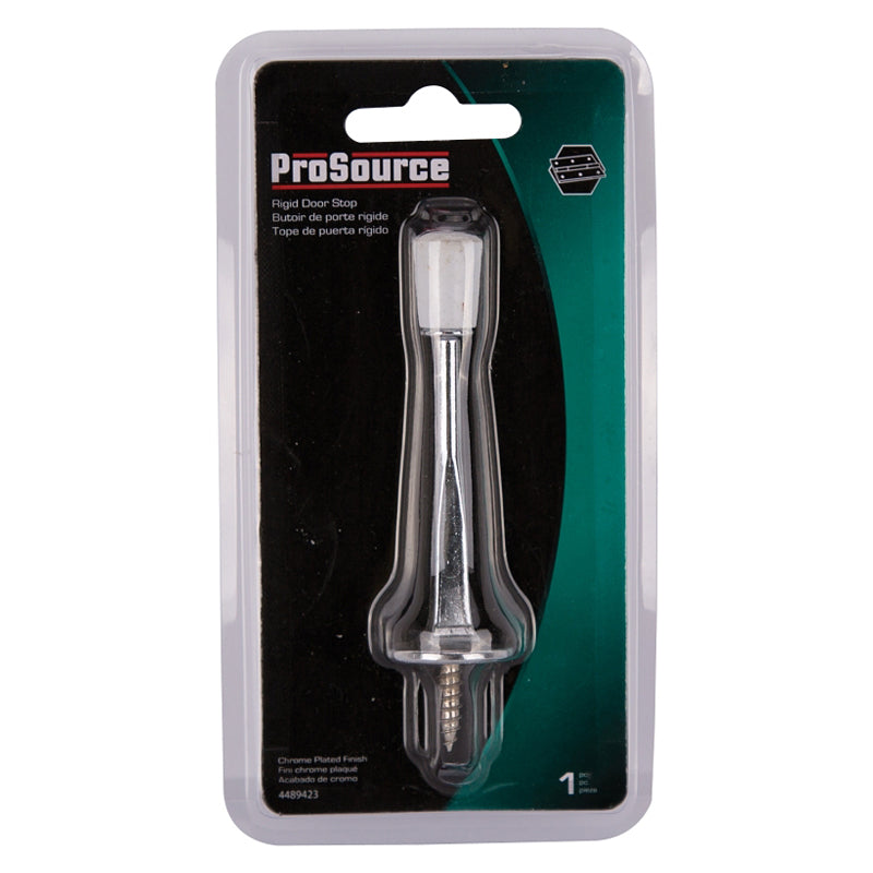 Prosource Rigid Door Stop 3-1/8"-Silver