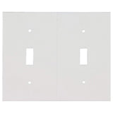 M-D Dual Purpose Switch And Wall Plate Insulator-White