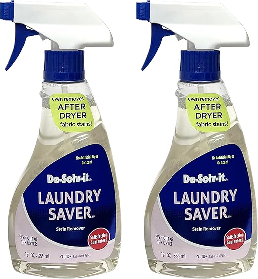 De-Solv-It Laundry Saver Instant Stain Remover Spray 12Oz- Sol-Multicolour