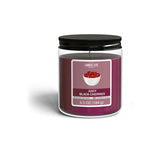 Candle Light Jar Candle With Top Lid 6.5Oz Juicy Black Cherries Scent-Cherry