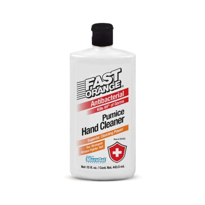 Fast Orange Pumice Hand Cleaner Antibacterial 15Oz-White