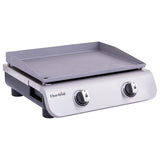 2-burner Tabletop gas griddle
