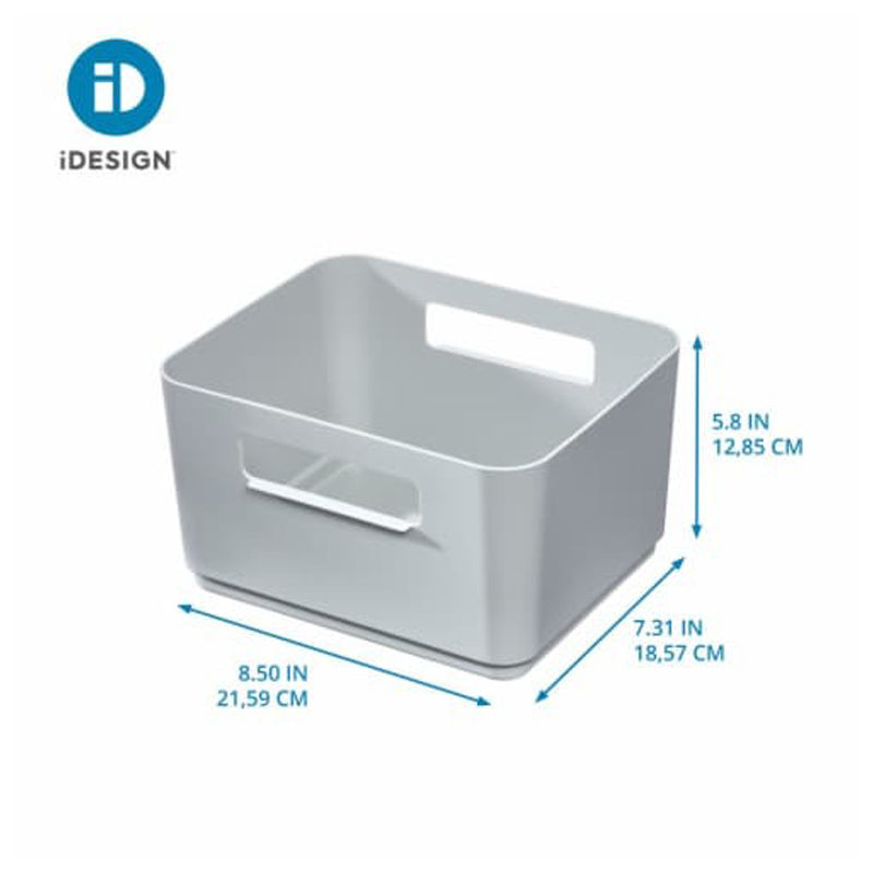 Interdesign Eco Kitchen Rpp Storage Bin 7X8.5X5- Gray
