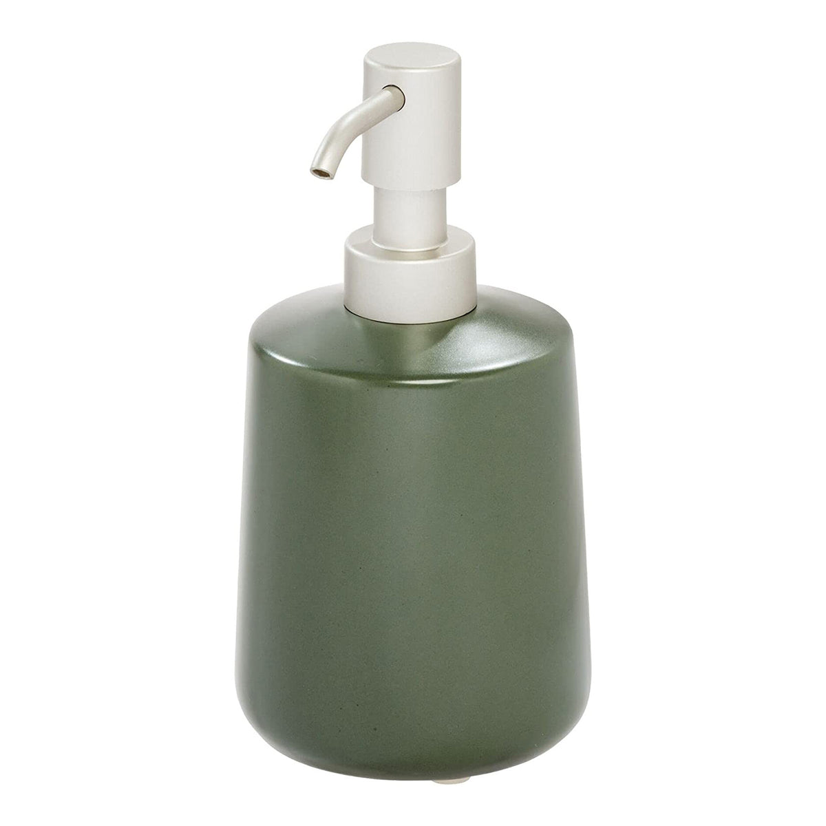 Short Ceramic Soap Dispenser - Green