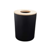 Idesign Eco Vanity Steel Waste Can-Black