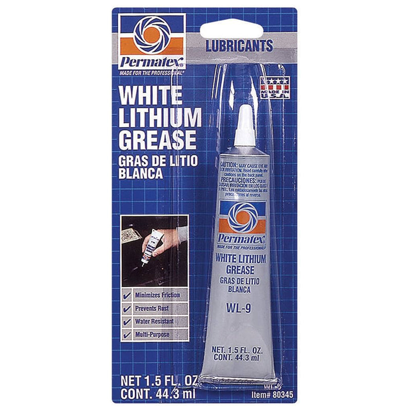 Permatex All-Purpose Lubricant Lithium Grease 1.5 Oz-Grey