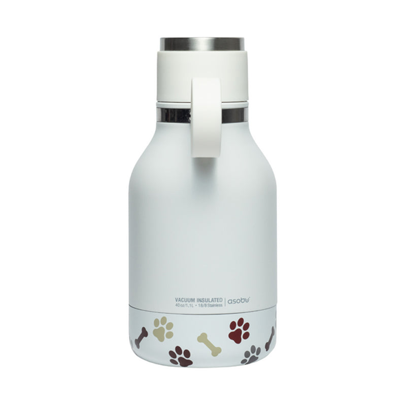 Asobu Insulated Water Bottle-White