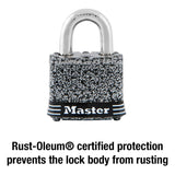 Master 1-1/2" Laminated Tumb Lock-Silver