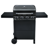 4-Burner Gas Grill , Black Color