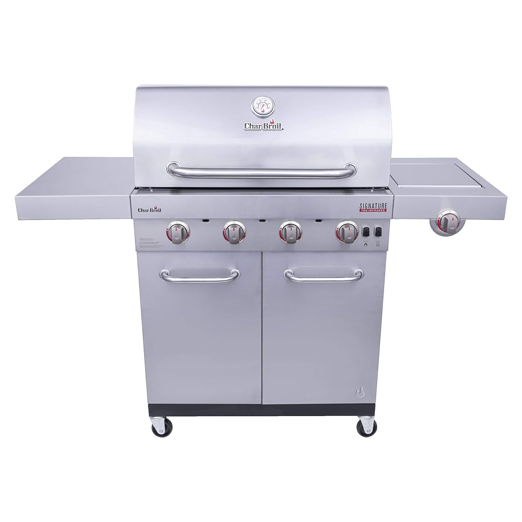 4-BURNER GAS GRILL - Silver