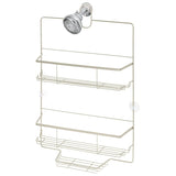 Idesign Everett Wide Shower Caddy – Satin-Silver