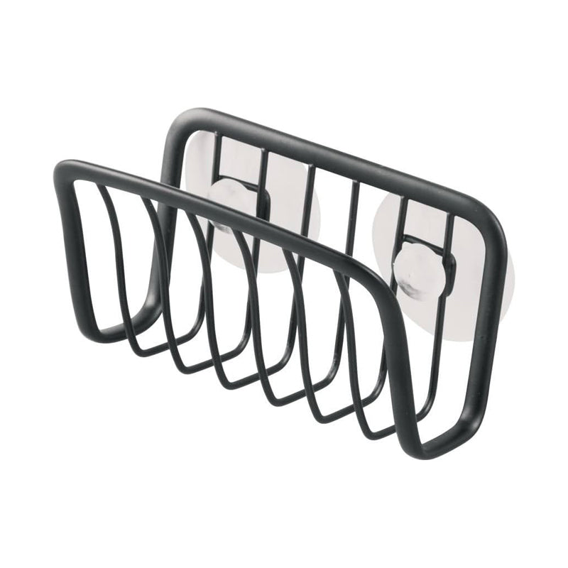 Idesign Axis Suction Sponge Cradle Matte - Black