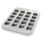 Brownie's Bite Pan , Silver Color