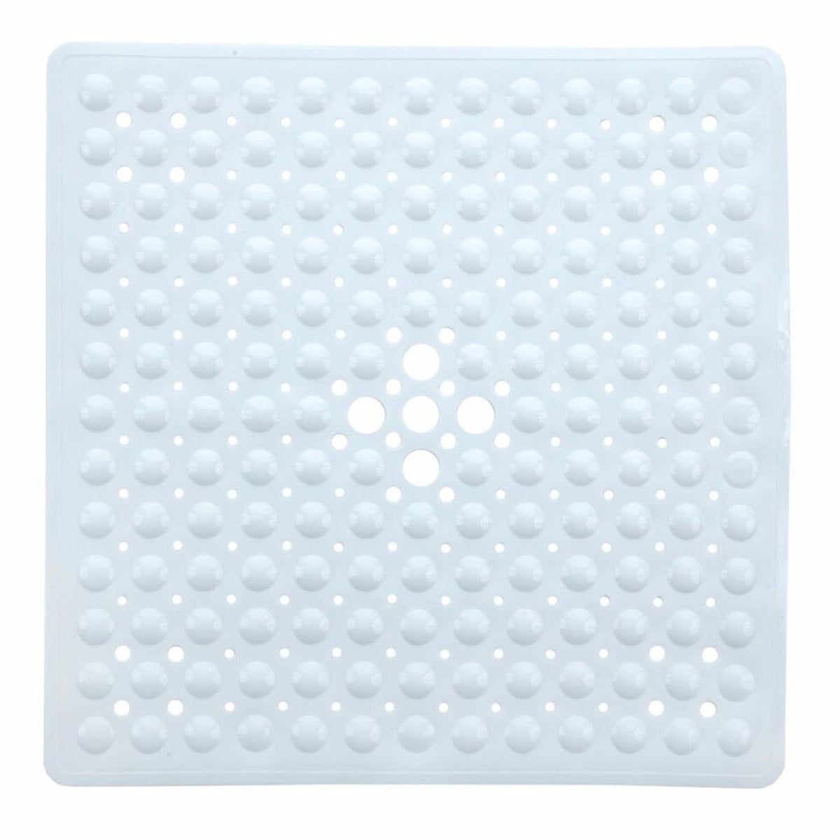 Square Shower Mat, White Color