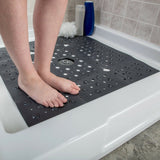 XL Shower Mat , Black Color