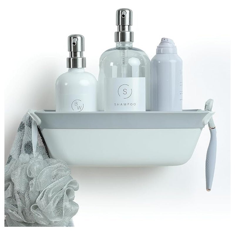 Suction Shower Basket - White