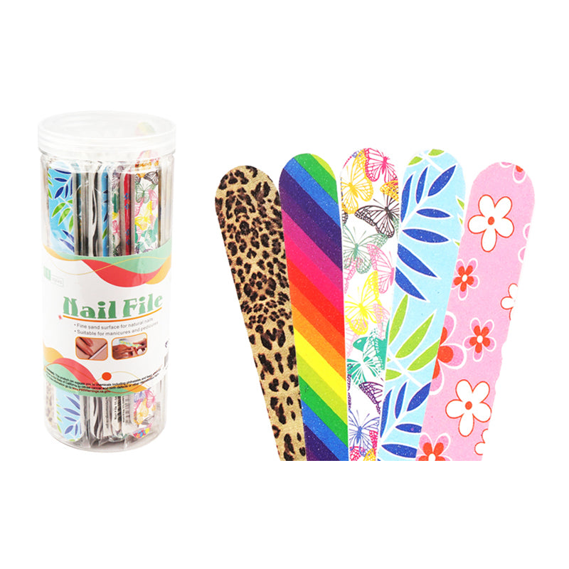 Emery Board Nail File-Multicolor