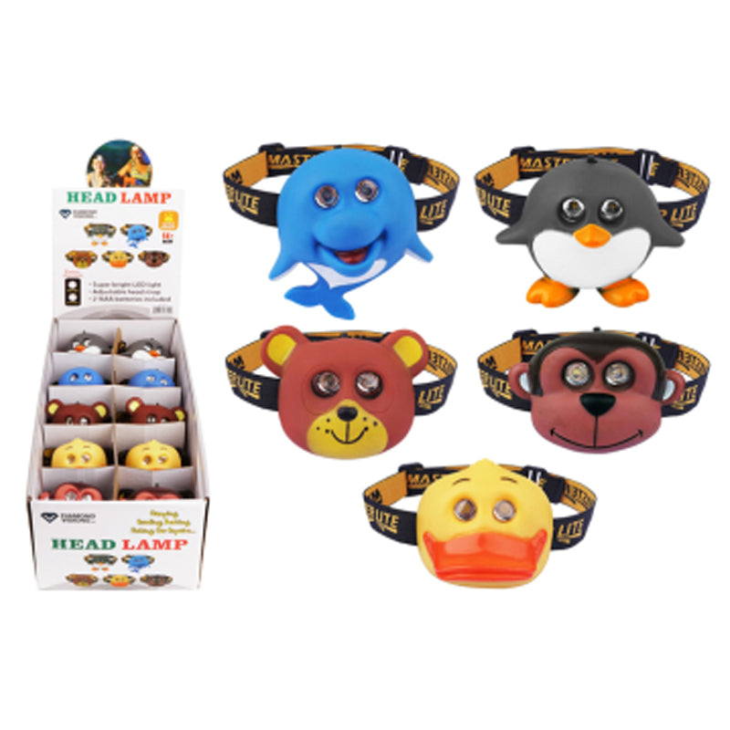 Animal Led Head Lamp - Multi-Color