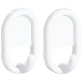 Idesign Self-Tall Hook – 2 Pieces-White