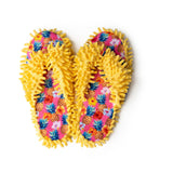 Two Left Feet Aunt Deloris Slippers-Yellow
