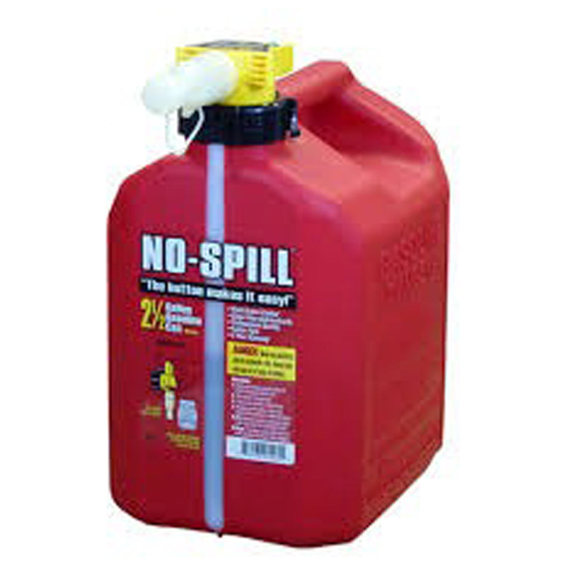 No-Spill Carb Gas Can 2-1/2 Gal -Red