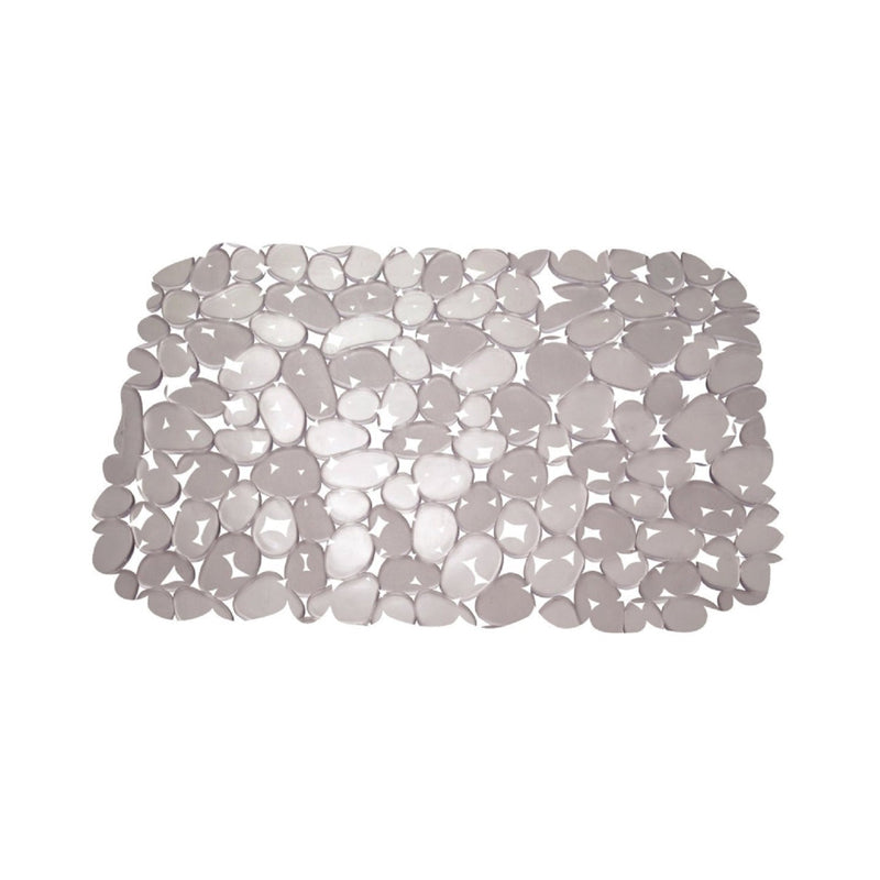 Interdesign Sink Mat Large 12"X15.5" -Pebblz-Graphite