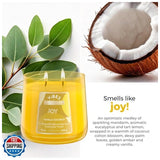 Candle Edes 15Oz Joy-Yellow