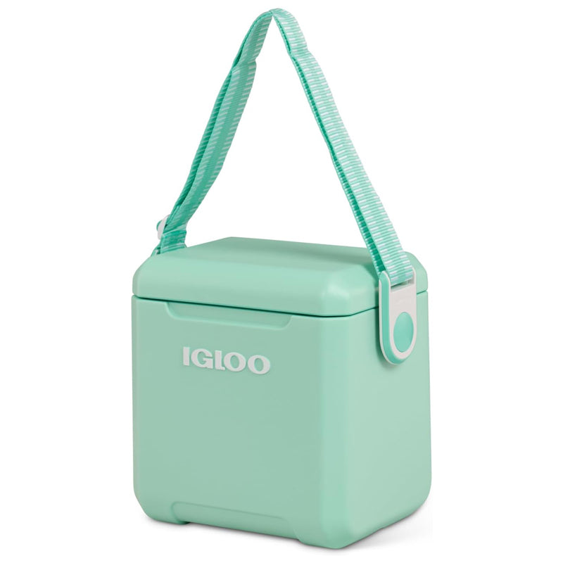 Igloo Seafoam Cooler Withstrap- Tag Along Too - Mint Green