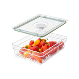 Idesign Fresh Food Storage Bin W/Tray - Clear