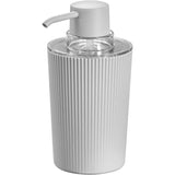 Soap Pump Set With Tray Gry - Clrfluted