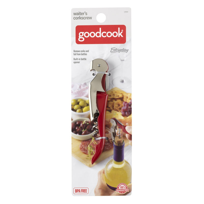Goodcook Corkscrew-Silver&Red