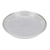 Allen And Roth Translucent Round Plas Saucer 10" - Clear