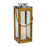 Teak Lantern 23Gl29995Tk- Wooden