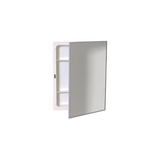 Zenith Products Medicine Cabinet Stainless Steel-Silver & White