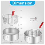 10 Quart Out Fish Fryer-Silver