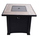 باسادينا قعدة خارجية مع موقد النار 5 قطع