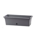 Rectangle Flower Pot - Grey 40.5x20cm