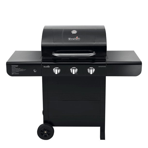 3-Burner Gas Grill - Black_