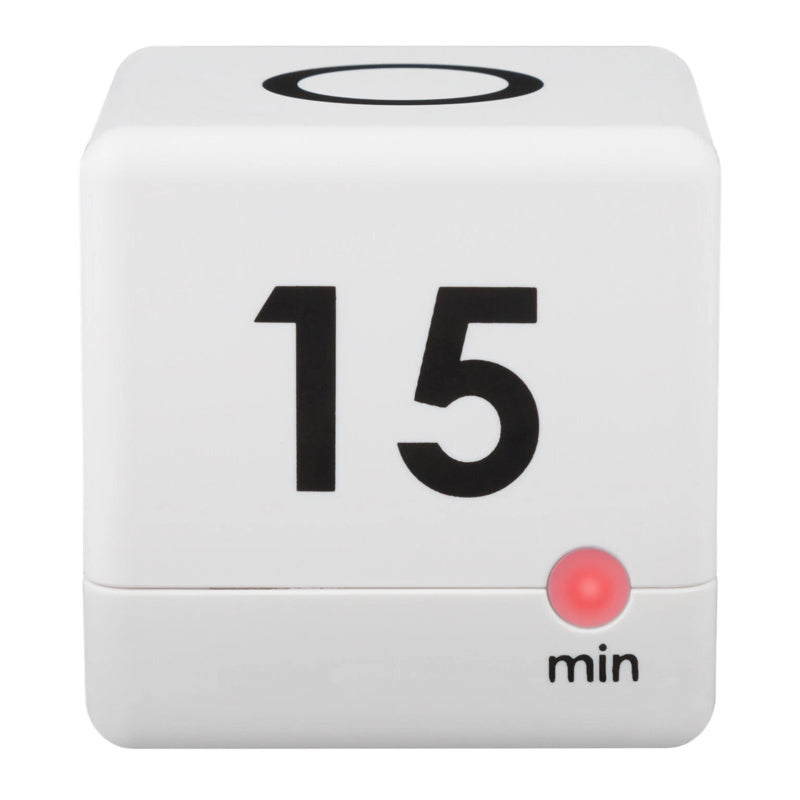 La Crosse Technology Cube Timer 2.5"-White