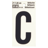 Reflective Black Letter - C