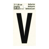 Reflective Black Letter - V