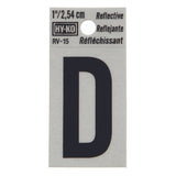 Reflective Black Letter - D