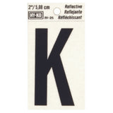 Reflective Black Letter - K