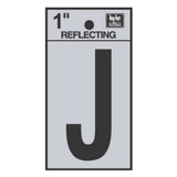 Reflective Black Letter - J