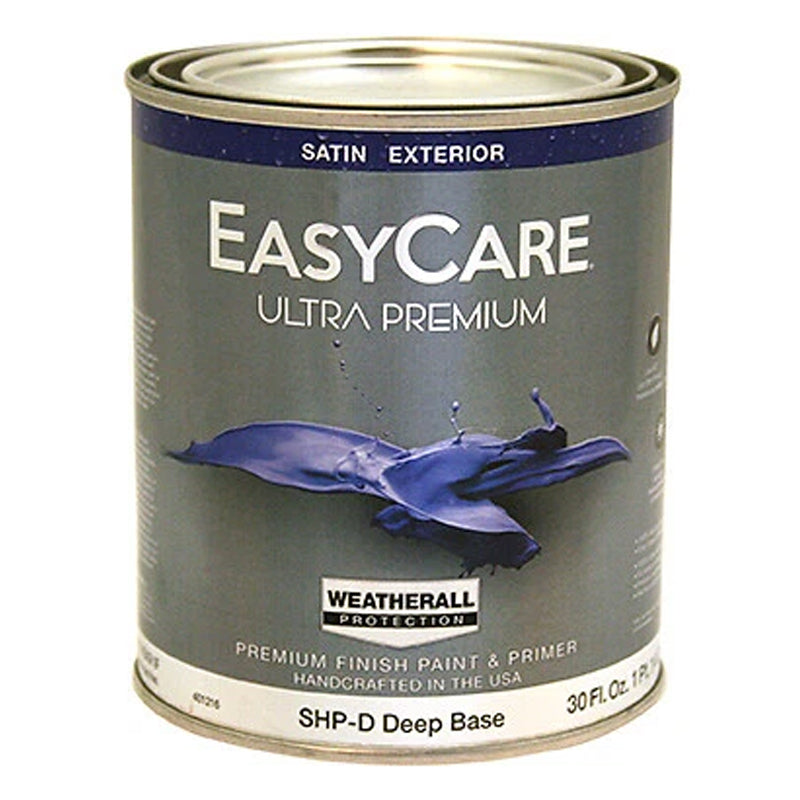 Easy Care Exterior Stain Paint Deep Base 1 Qt-White